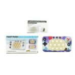 Jucarie interactiva tip consola pentru copii Embo, speed push whack-a-mole, joc de viteza pop it, material ABS/silicon, cu nivele, sunete si lumini, 15.5 x 7.6 x 5.3 cm, model spatiu, multicolor - imagine 2