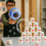 Suflator de Baloane, Embo, din Plastic, Functie de Suflare si de Facut Baloane, 4-6 Ani, 30.4 x 14.2 x 22.2 cm, Albastru - imagine 8