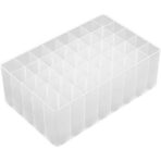 Suport De Depozitare, Embo, pentru Markere, Suport Pentru Stilouri, Cutie De Depozitare pentru Birou, Multi-Functionala, 80 Spatii, Alb/Negru