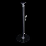 Suport de Masa pentru Baloane, Embo, Accesoriu Decorativ, din Plastic, 70 cm, Transparent - imagine 2