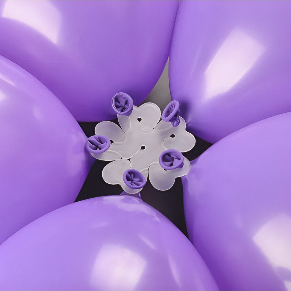 Suport pentru Baloane, Embo, Care Formeaza o Floare, cu Doua Straturi, pentru 11 Baloane, 8x8cm, 4.6g - imagine 3