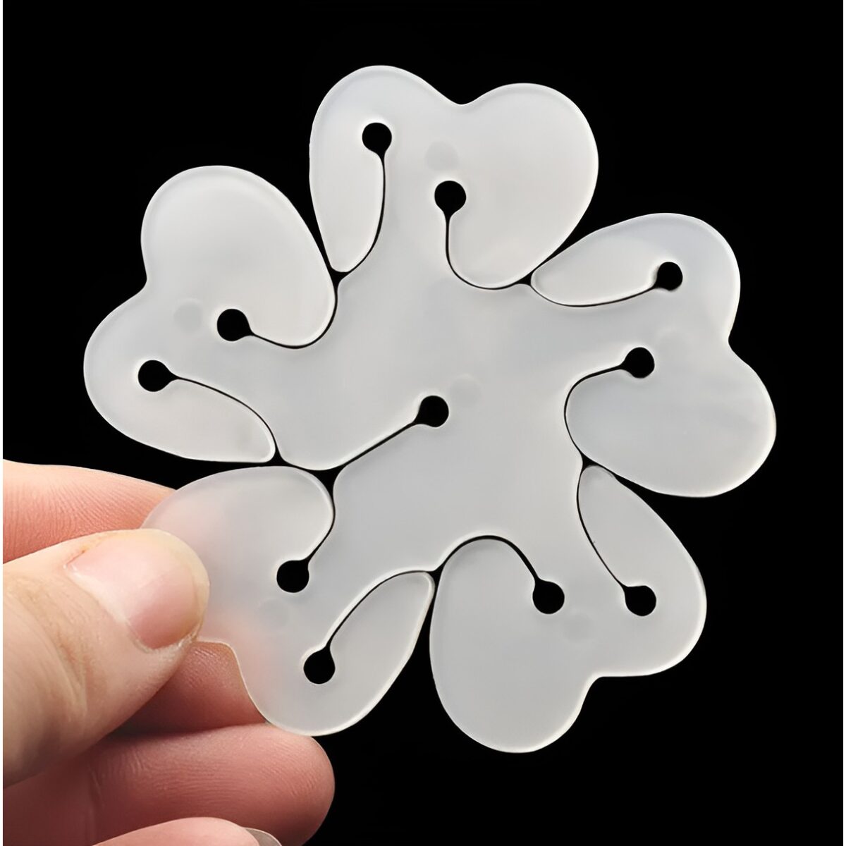 Suport pentru Baloane, Embo, Care Formeaza o Floare, cu Doua Straturi, pentru 11 Baloane, 8x8cm, 4.6g - imagine 5