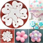 Suport pentru Baloane, Embo, Care Formeaza o Floare, cu Doua Straturi, pentru 11 Baloane, 8x8cm, 4.6g - imagine 6