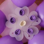 Suport pentru Baloane, Embo, Care Formeaza o Floare, cu Doua Straturi, pentru 11 Baloane, 8x8cm, 4.6g - imagine 10