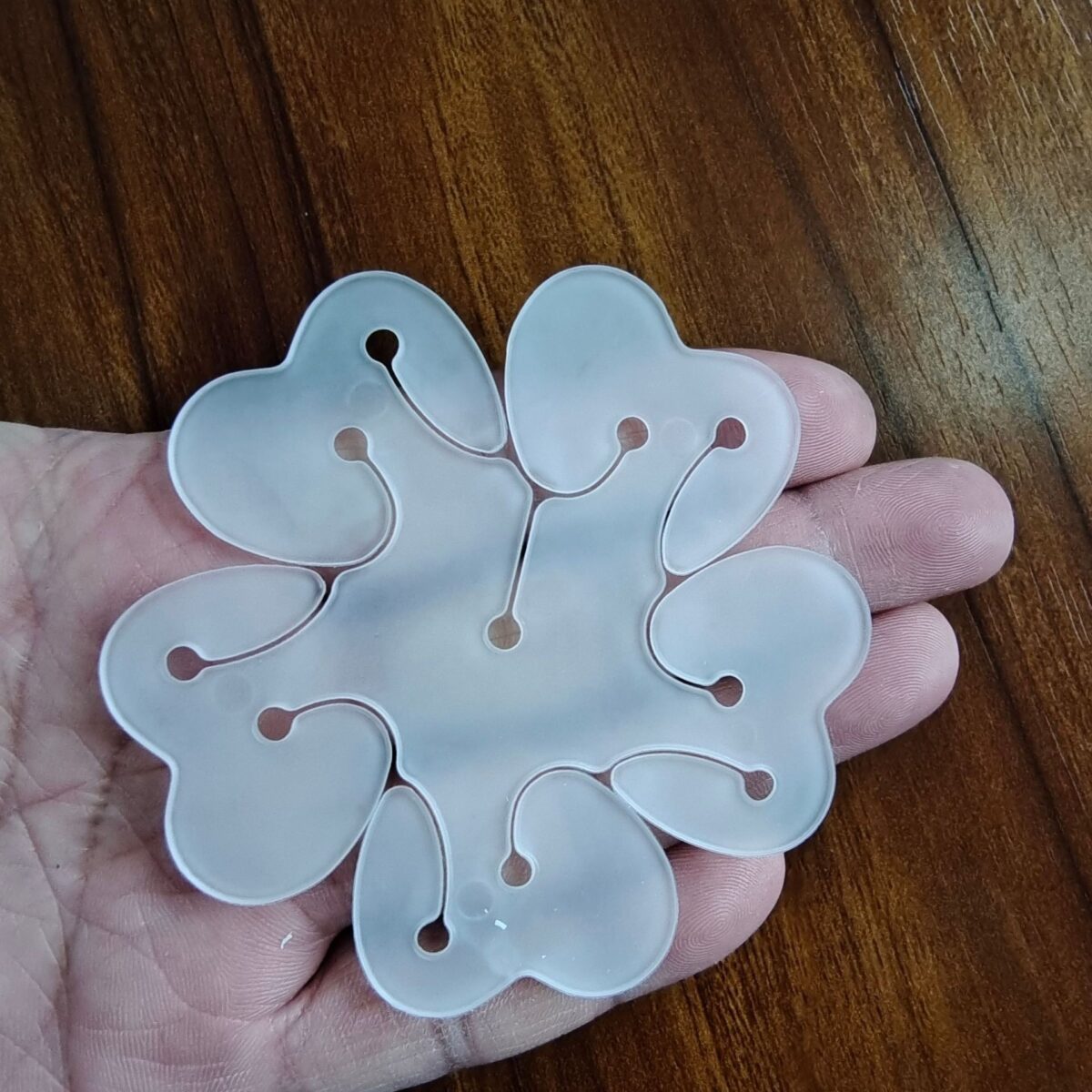 Suport pentru Baloane, Embo, Care Formeaza o Floare, cu Doua Straturi, pentru 11 Baloane, 8x8cm, 4.6g - imagine 11