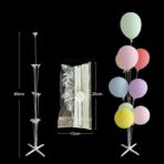 Suport pentru Baloane, Embo, cu Patru Straturi, pentru 9 Baloane, 80 cm, Transparent - imagine 4