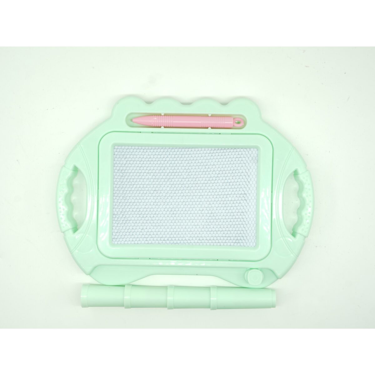 Tabla Magnetica pentru desen Embo, Pix, forma dreptunghi, dimensiuni 23x17 cm, Dezvolta Creativitatea, cu picioare suport, Verde - imagine 5