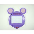 Tabla Magnetica pentru desen Embo, Pix, forma Soricel, dimensiuni 23x26.5 cm, Dezvolta Creativitatea, Mov - imagine 4