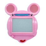 Tabla Magnetica pentru desen Embo, Pix, forma Soricel, dimensiuni 23x26.5 cm, Dezvolta Creativitatea, Roz