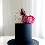 Topper Tort, Embo, Model 2 Mr&Mrs, din Plastic, Auriu - imagine 2