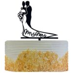 Topper Tort, Embo, Model 1 Mr&Mrs,  17.5 x 11 cm, Negru