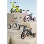 Tricicleta pentru Copii, Embo, Exercitiu de Echilibru, pentru 1-6 Ani, Functie de Lumini si Sunete, cu Pedale, din Plastic, Roti Gonflabile, Greutate Portanta 60 kg, 57 x 36 x 47 cm, Gri - imagine 2