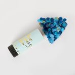 Tun de Confetti, Embo, Best Wishes 11 x 4 cm, Model Buline din Hartie si Folie, Albastru - imagine 3