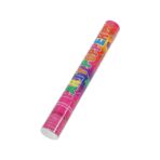 Tub de Confetti, Embo, Clasic, 30x5 cm, Confetii Asortate din Plastic, Eliberare prin Rasucire, Multicolor - imagine 7