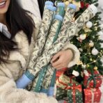 Tub de Confetti, Embo, Money, 30x5 cm, Confetii Asortate Model Dolari, Eliberare prin Rasucire, Multicolor - imagine 4