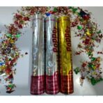 Tub de Confetti, Embo, Party Popper, 40x5 cm, Confetii Asortate din Aluminiu, Multicolor - imagine 4
