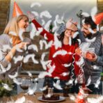 Tub de Confetti, Embo, Model Pene, 27 cm, Make It Fly, Alb - imagine 5