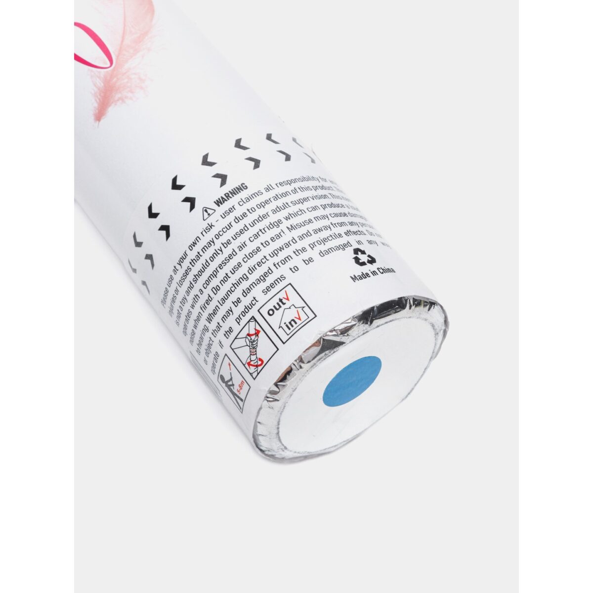 Tub de Confetti, Embo, Model Pene, 27 cm, Make It Fly, Bleu - imagine 4