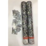 Tub de Confetti, Embo, Money, 30x5 cm, Confetii Asortate Model Dolari, Eliberare prin Rasucire, Multicolor