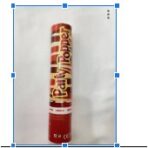 Tub de Confetti, Embo, Party Popper, 20x5 cm, Confetii Panglici din Plastic, Multicolor