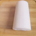 Tul Decorativ, Embo, 15 cm Latime, 22 cm Lungime, din Poliester, Alb - imagine 4