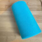 Tul Decorativ, Embo, 15 cm Latime, 22 cm Lungime, din Poliester, Albastru - imagine 5