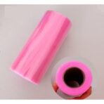 Tul Decorativ, Embo, 15 cm Latime, 22 cm Lungime, din Poliester, Roz - imagine 3