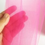 Tul Decorativ, Embo, 15 cm Latime, 22 cm Lungime, din Poliester, Roz - imagine 5