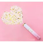 Tun Confetti Petrecere, Embo, Lungime 30 cm, Alb/Auriu - imagine 2