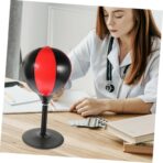 Jucarie Interactiva, Embo, Model Sfera de Box cu Suport de Masa, Inaltime Reglabila, +3 Ani, 10.5 x 20 x 23.5 cm, Rosu/ Negru - imagine 3