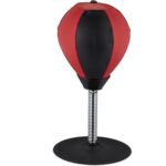 Jucarie Interactiva, Embo, Model Sfera de Box cu Suport de Masa, Inaltime Reglabila, +3 Ani, 10.5 x 20 x 23.5 cm, Rosu/ Negru