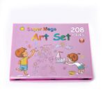 Set 208 Piese, Complet pentru Pictura si Desen, Embo, Tip Servieta, 3-12 Ani, 32 x 27 x 5 cm, Roz - imagine 6