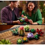 Set de Constructie Ghivece de Flori Suculente, Embo, Ornament Creativ, 771 de Piese, Multiple Variante de Asamblare, Multicolor - imagine 5