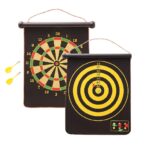 Set Joc Darts Embo, Doua Fete pentru Joc, 6 Sageti Incluse, Magnetic, Dimensiuni 37 x 40 cm, Design clasic, Multicolor