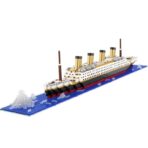 Set de Constructie Vaporul Titanic, Embo, 6 Ani, Ornament Creativ, 56x11x8 cm, 1787 de Piese, Multicolor