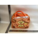 Geantă Frigorifică, Embo, cu Desene Animate 3D, Portabilă pentru Copii, de Prânz, din Pânză Oxford, 23x13x19 cm, Model Catelus, Maro - imagine 2