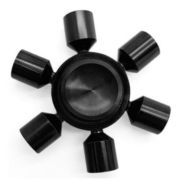6-heads-lite-spinner-negru-main-61f0fd676b086 6 Heads Lite Spinner Negru - imagine 1
