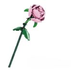 Set de Constructie Trandafir, Embo, 25x8x4cm, Floare Ornamentala, 14 Ani, 69 de Piese, Roz - imagine 4