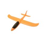 Avion Planor, in punga, Embo, din Polistiren, Lungime 47 cm, Portocaliu