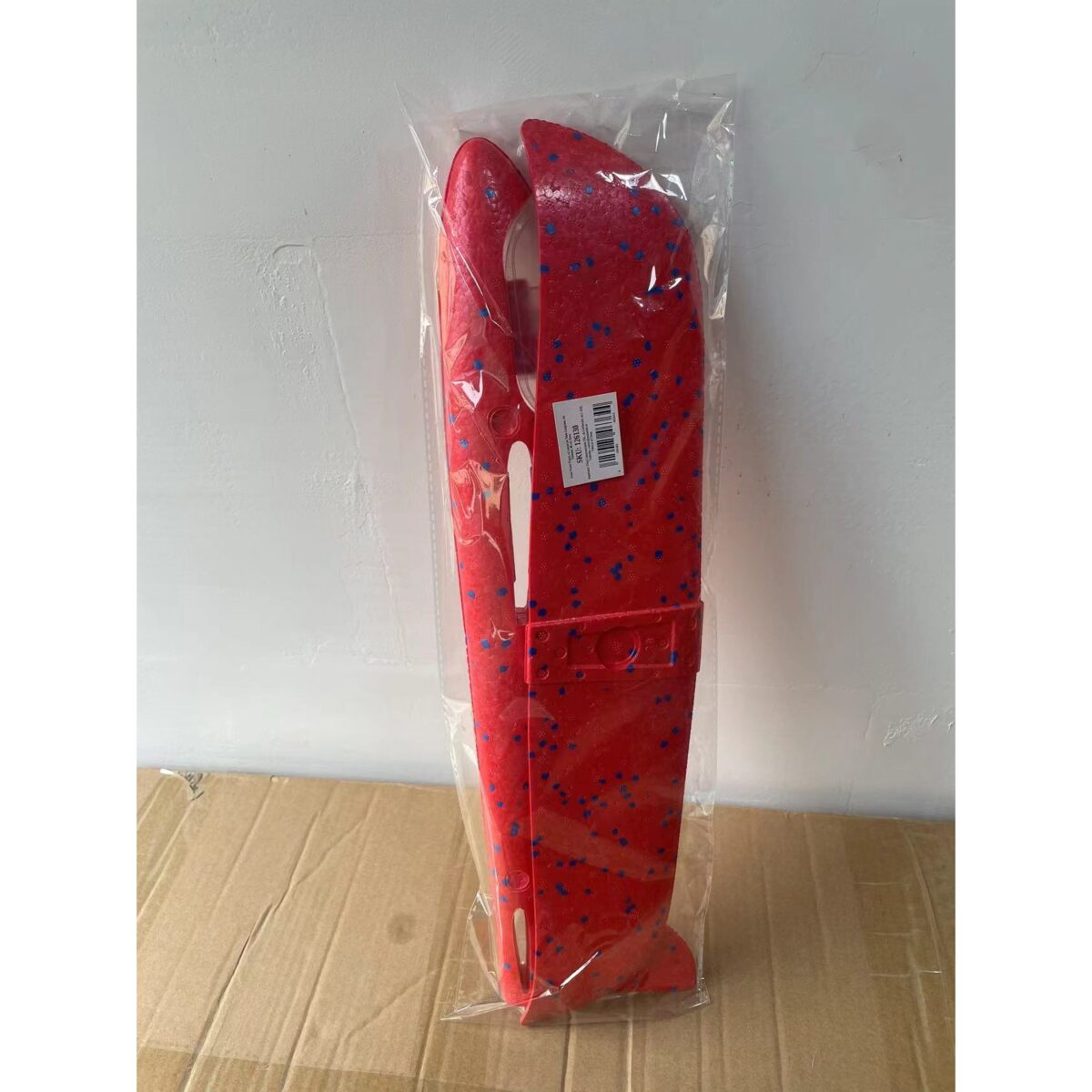 Avion Planor Embo, cu Lumini pe Toata Lungimea, din Poliester, 48 cm, Rosu - imagine 6