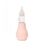 Set Aspirator Nazal pentru Copii, Embo, Manual, Anti-Reflux, cu Pompita, Usor de Curatat, Varf din Silicon, 11.2x4cm, Roz