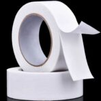 Banda Dubla Adeziva, Embo, Banda Adeziva cu Burete, pentru Cadouri si Ambalaje, 3 m, Latime 2.5 cm, Alb - imagine 4