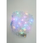 Beteala Craciun cu LED, Multicolora, simpla, 2 m x 5 cm, PVC, Sir, Artificiala, Embo - imagine 4
