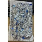 Beteala de Craciun cu LED, Embo, 2 m, 5 cm Grosime, din PVC, Model cu Stelute, Artificiala, Albastru/Argintiu - imagine 2