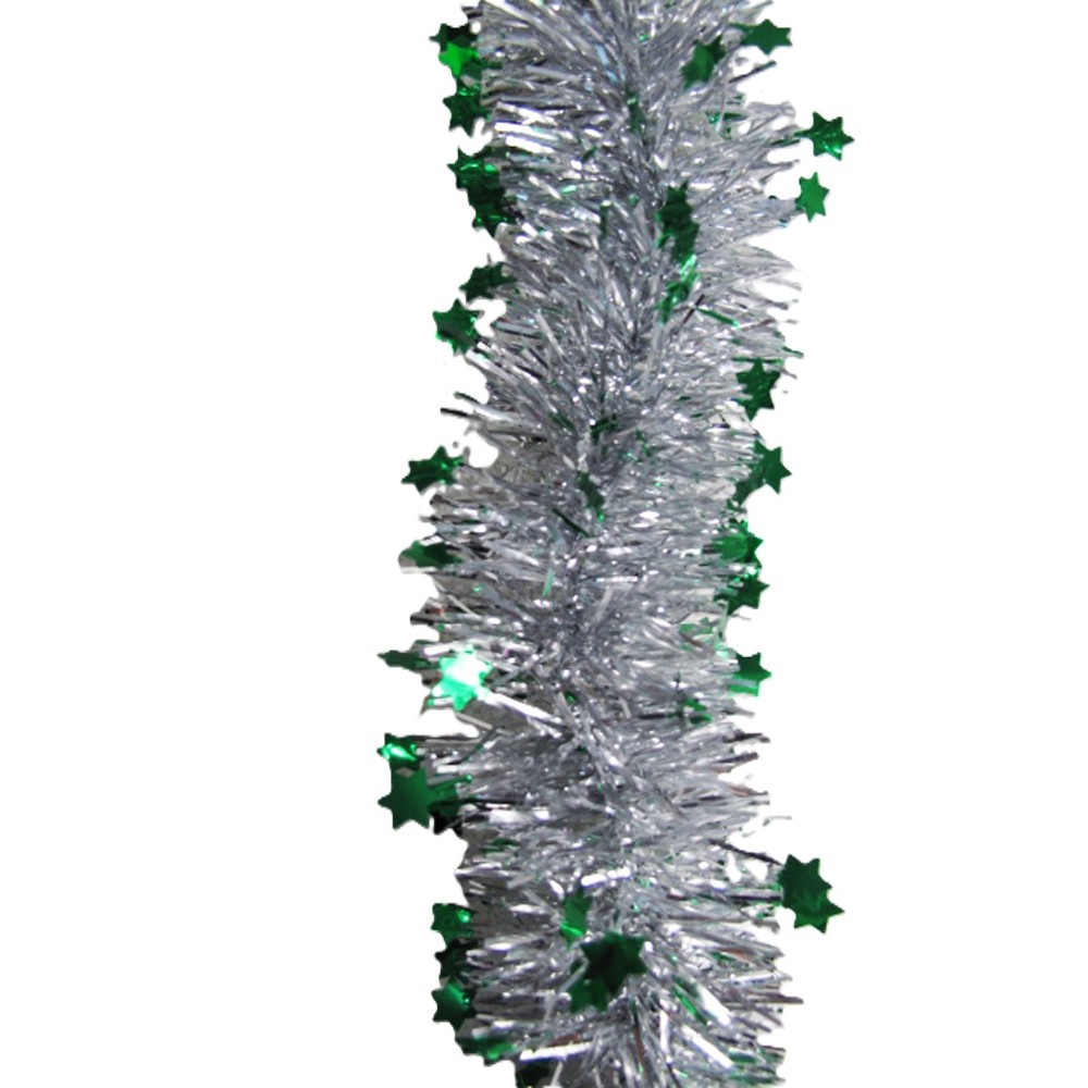 beteala-de-craciun-cu-led-flippy-2-m-5-cm-grosime-din-pvc-model-cu-stelute-artificiala-verde-arginti-main-689c897121051 Beteala de Craciun cu LED, Embo, 2 m, 5 cm Grosime, din PVC, Model cu Stelute, Artificiala, Verde/Argintiu - imagine 1