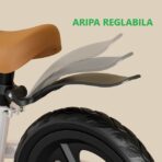 Bicicleta de Echilibru, Pentru Copii, Embo, Fara Pedale, Cu Doua Roti, 2-6 Ani, Inaltime Reglabila, 82 x 55 x 45 cm, Alb - imagine 8