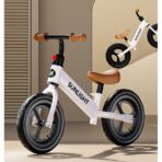 Bicicleta de Echilibru, Pentru Copii, Embo, Fara Pedale, Cu Doua Roti, 2-6 Ani, Inaltime Reglabila, 82 x 55 x 45 cm, Alb - imagine 6