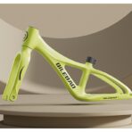 Bicicleta pentru Copii, Embo, Fara Pedale, Pentru 2-6 Ani, 2 Roti Silentioase, Sa Reglabila 43 - 58 cm, din Plastic si Fibra de Sticla, 88 x 56 x 43 cm, Verde - imagine 4