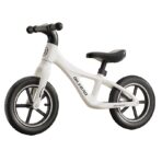 Bicicleta pentru Copii, Embo, Fara Pedale, Pentru 2-6 Ani, 2 Roti Silentioase, Sa Reglabila 43 - 58 cm, din Plastic si Fibra de Sticla, 88 x 56 x 43 cm, Alb