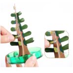 Brad Copac de Hartie Infloritor pe Apa, Embo, Jucarie Brad Magic Infloritor de Craciun, Crestere Lenta in 8-24 h, Decoratiune de Craciun, 16.5 x 9.5 x 9.5 cm, Alb - imagine 3